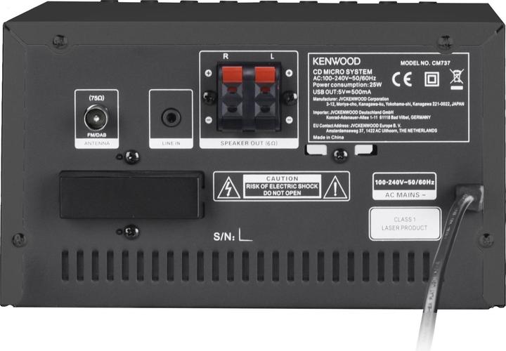 Image du produit Kenwood M-7000S (Bluetooth, WiFi, Lecteur de CD, 2x 30 W)