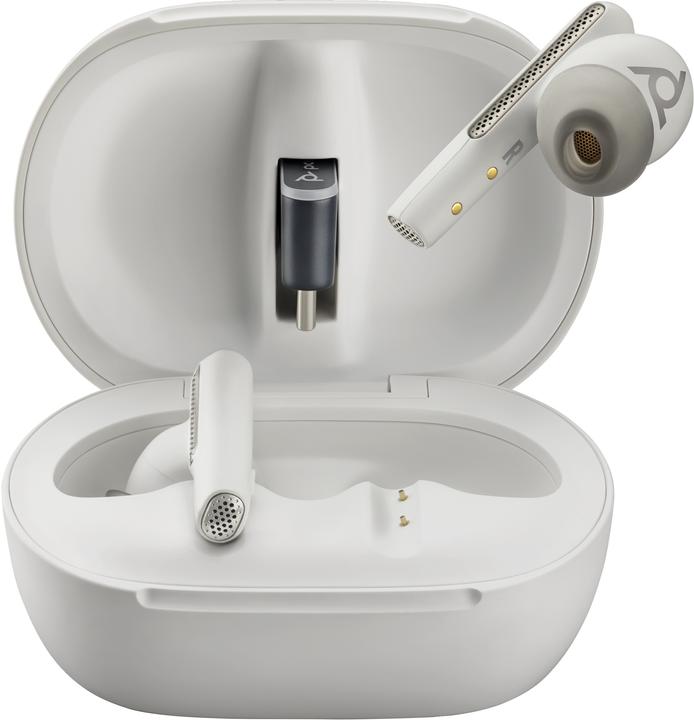 Actual product image Poly Voyager Free 60+ UC M White Sand Earbuds (ANC, 8 h, Wireless)