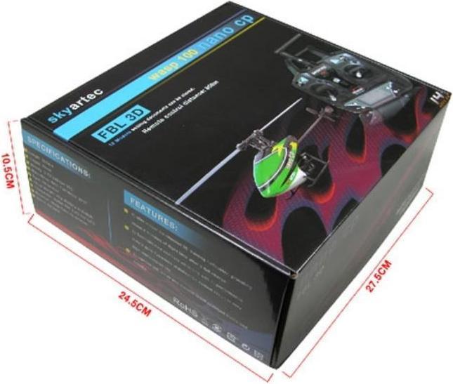 Actual product image Skyartec WASP NANO CP 3D 2.4GHz Brushless RTF