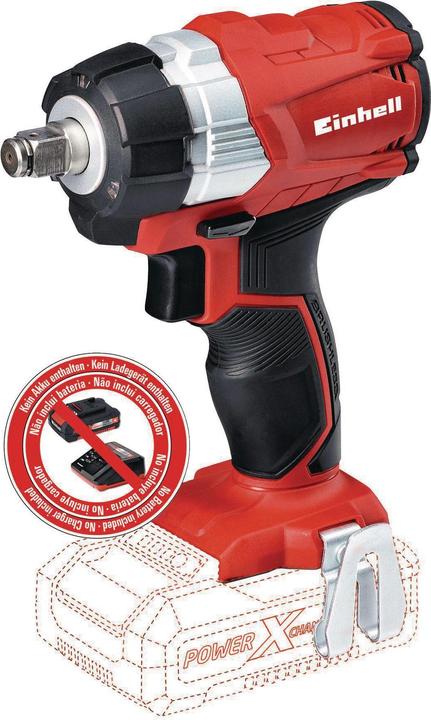 Einhell Battery impact wrench TE-CW 18 Li BL (Rechargeable battery operated)