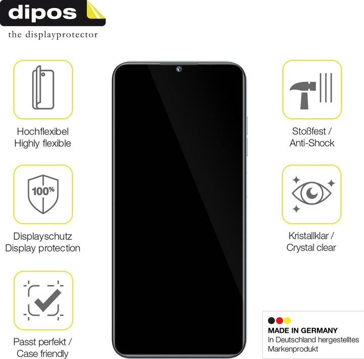 Immagine prodotto Dipos Pellicola Protettiva Full-Cover 3D (2 Pezzo/i, Oukitel C36)