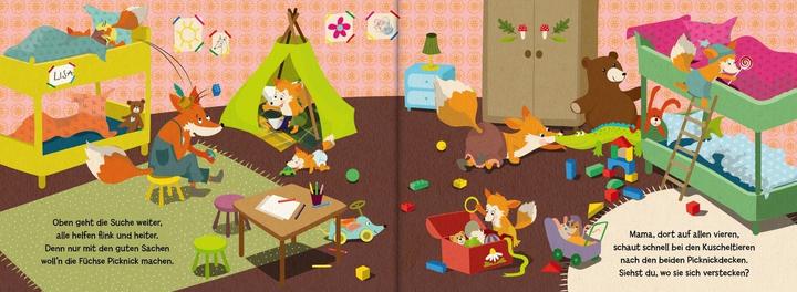 Actual product image Familie Fuchs sucht ihre Sachen, denn sie will heute Picknick machen (German, Lena Walde, 2022)