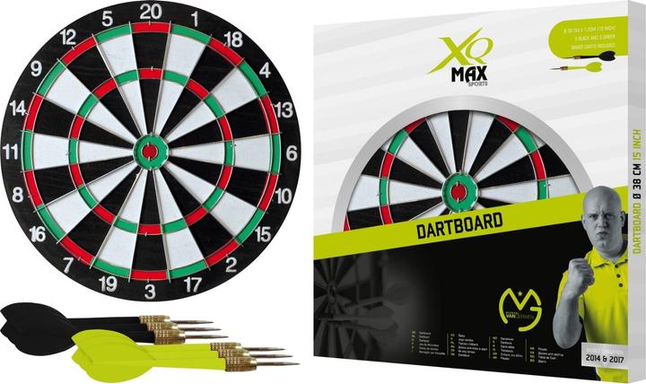 Actual product image XQ Max Dartboard incl 6 arrows