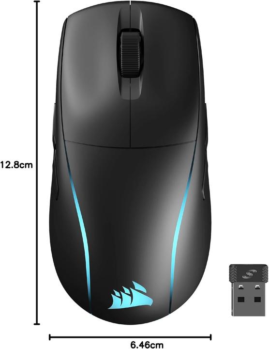 Immagine prodotto Corsair M75 (Senza fili, Cablato)