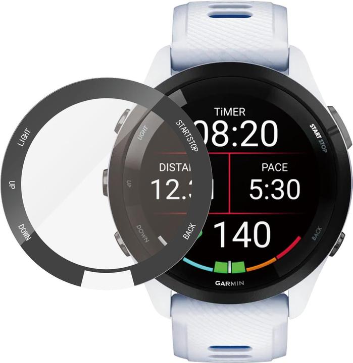 Actual product image PanzerGlass Garmin Forerunner 265 screen protector