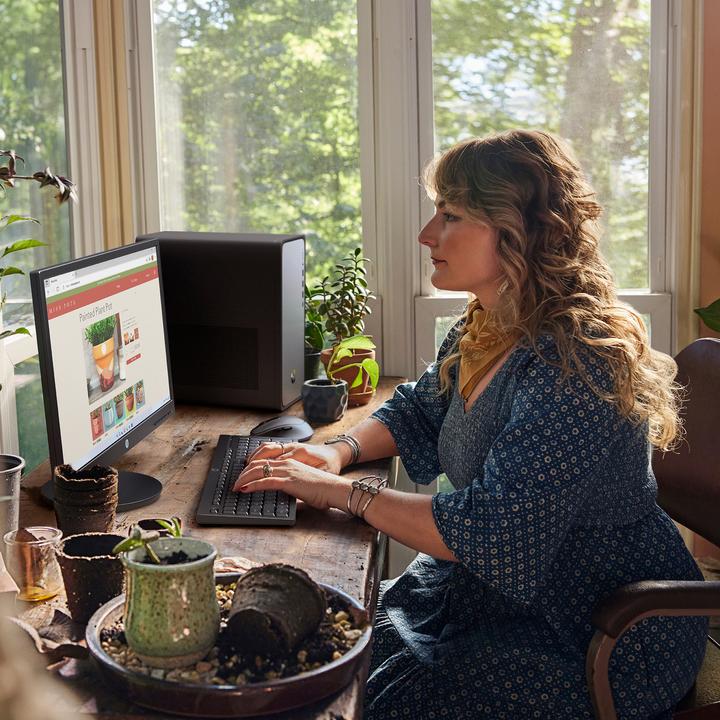 Actual product image HP OmniDesk Desktop M02-0001nc PC (Intel Core i5-14400, 16 GB, 512 GB, Intel UHD Graphics)