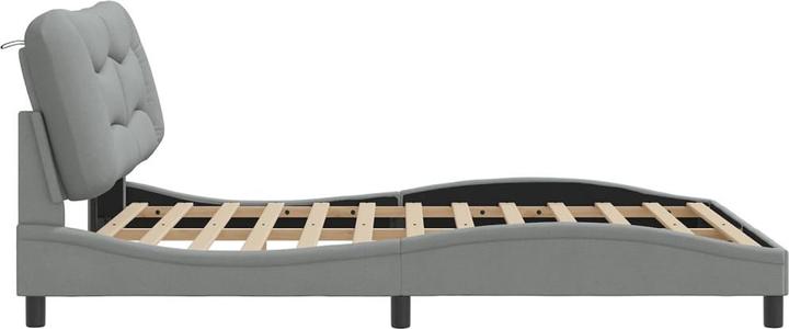 Image du produit VidaXL Cadre de lit avec tissu LED (160 x 200 cm)