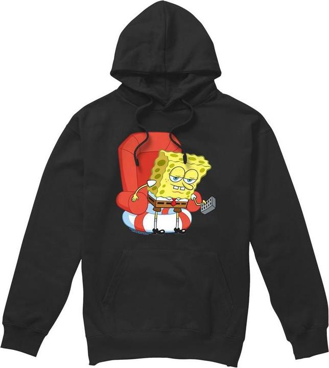 Immagine prodotto Spongebob Squarepants Head Out Meme Felpa con Cappuccio Uomo (XL)