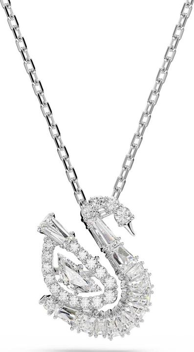 Produktbild Swarovski Swan Halskette Verschiedene Schliffe Schwan Weiss