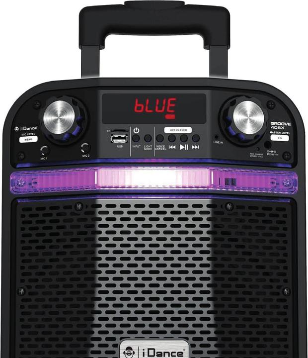 Image du produit Idance Groove408X Party Speaker - Draadloos - Haut-parleur Bluetooth - Karaoke Set - App Bediening - 200 (8 h, Fonctionnement sur piles)