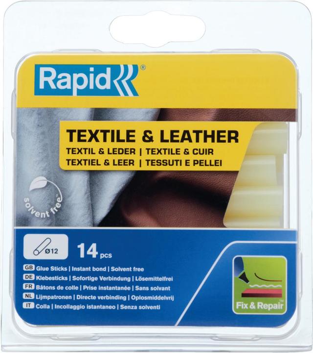 Rapid Textiel & leer lijmsticks Ø12x94mm 14 stuks