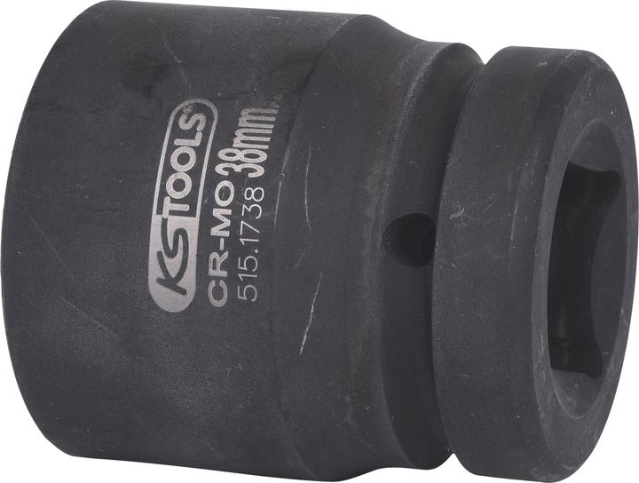 Actual product image KS Tools 1" power socket short (38 mm)