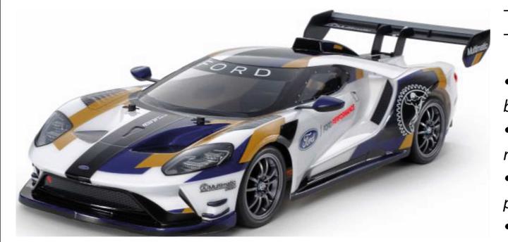 Actual product image Tamiya 2020 Ford GT Mk II Body Parts Set