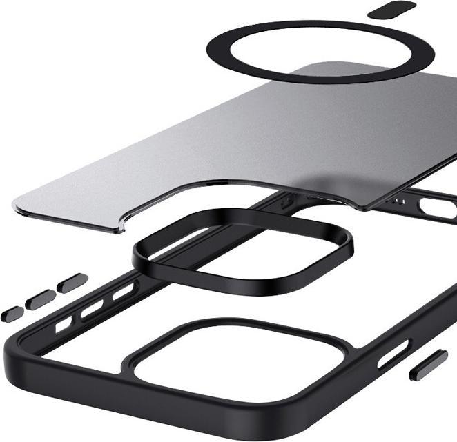 Actual product image Crong Case iPhone 15 Pro Max MagSafe black (Apple iPhone 15 Pro Max)