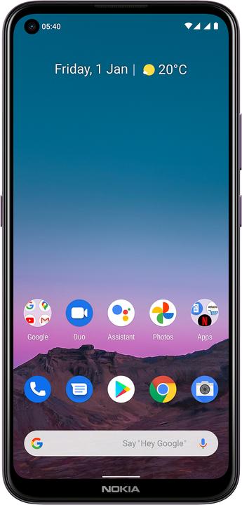 Actual product image Nokia 5.4 (128 GB, Dusk, 6.39", Dual SIM + SD, 48 Mpx, 4G)