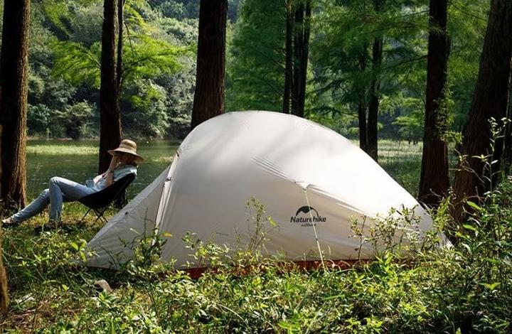 Actual product image Naturehike NH17T001T Cloud Up 2 Tent for 2 peopleGrey (Awning, 1.80 kg, 2 persons)