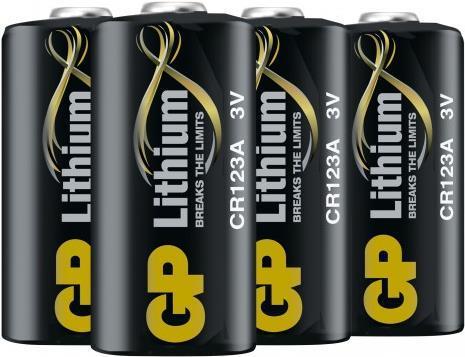 Produktbild GP Batteries Lithium Battery CR123A (4 Stk., CR123A)