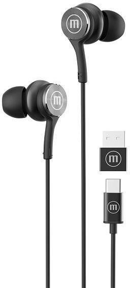 Image du produit Maxell XC1 Casque filaire USB-C avec adaptateur USB-A noir (Filaire)