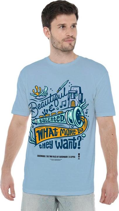 Immagine prodotto Spongebob Squarepants Maglietta Squidward Clarinetto Uomo (M)