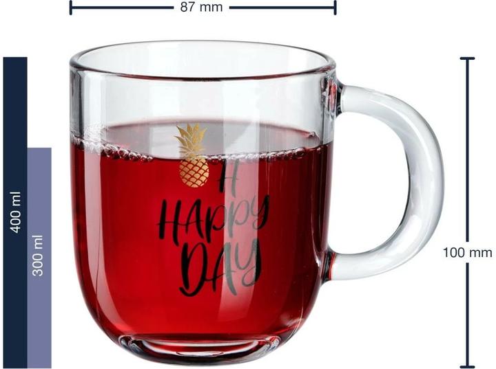 Produktbild Leonardo Kaffeetasse Napoli Oh Happy (400 ml, 1 x)