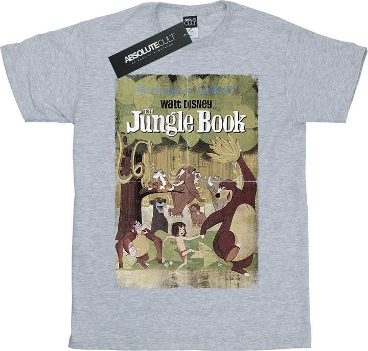 Disney The Jungle Book Retro Poster TShirt Jungen
