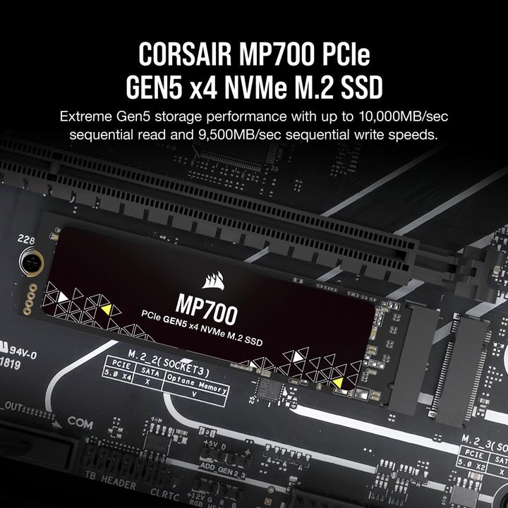 Produktbild Corsair MP700 (1000 GB, M.2 2280)