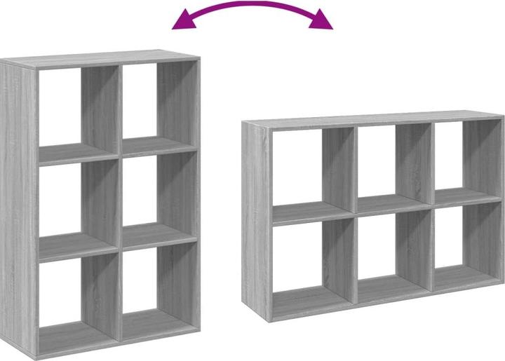 Immagine prodotto VidaXL Divisorio per ambienti Libreria Scaffale in piedi Scaffale per ufficio Scaffale a cubo Scaffale (69,5 x 29 x 103,5 cm)