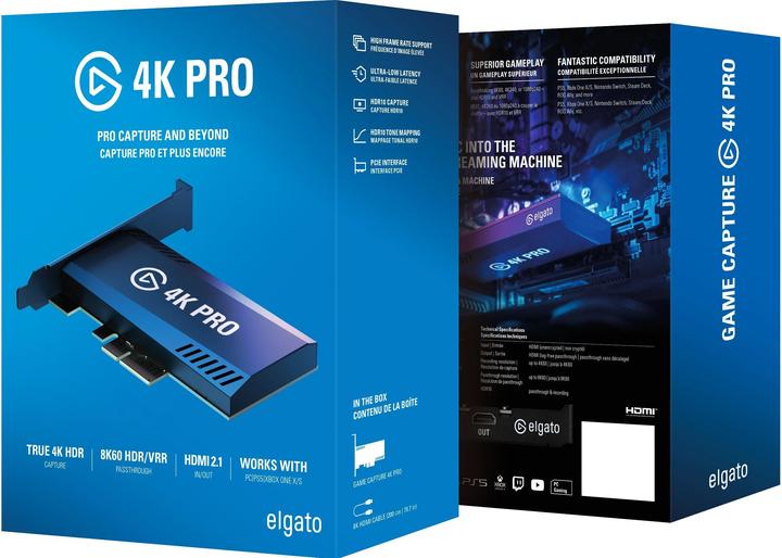 Produktbild Elgato Game Capture 4K Pro (Switch, PS5, PC, Xbox Series X)