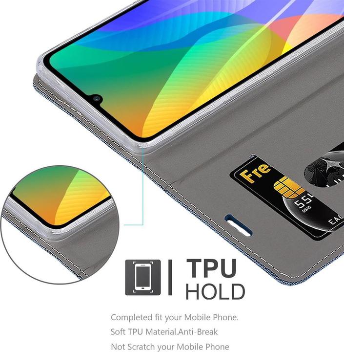 Image du produit Cadorabo Couverture look jeans Book (Huawei Y6p)