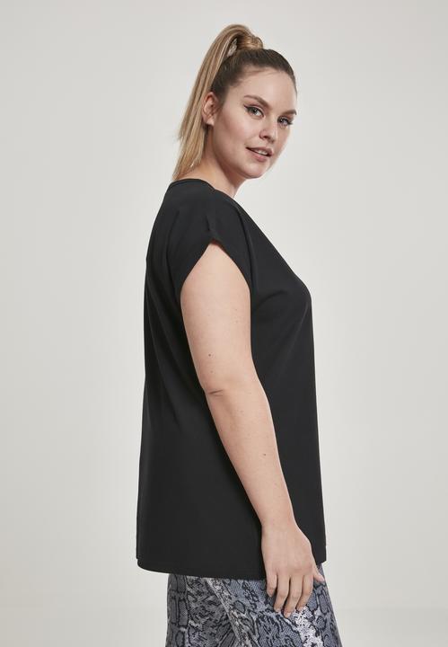 Produktbild Urban Classics Ladies Round V-Neck Extended Shoulder Tee (4XL)