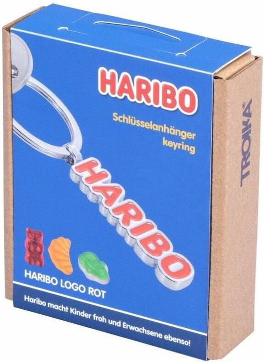Produktbild Troika Schlüsselanhänger Haribo Logo Rot, Silber