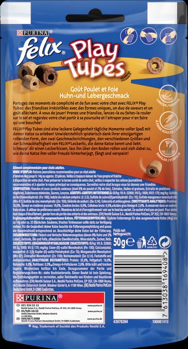 Produktbild Felix Play Tubes Huhn (Senior, Adult, Junior, 55 g)