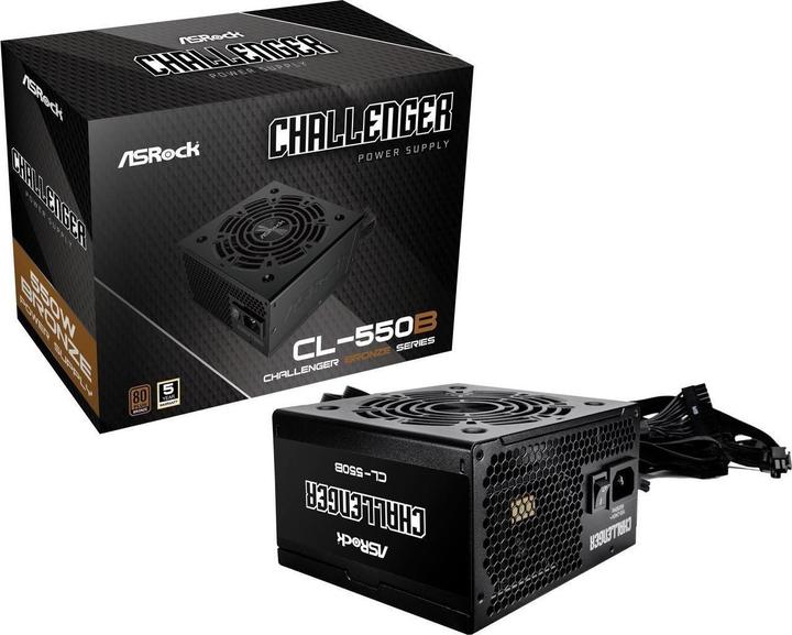 Produktbild AsRock power supply Challenger 550W Bronze (550 W)