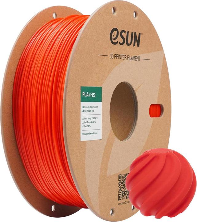 Actual product image eSUN Filament PLA+ HS RGB Rot 1.75 mm 1 (PLA, 1.75 mm, 1000 g, Red)
