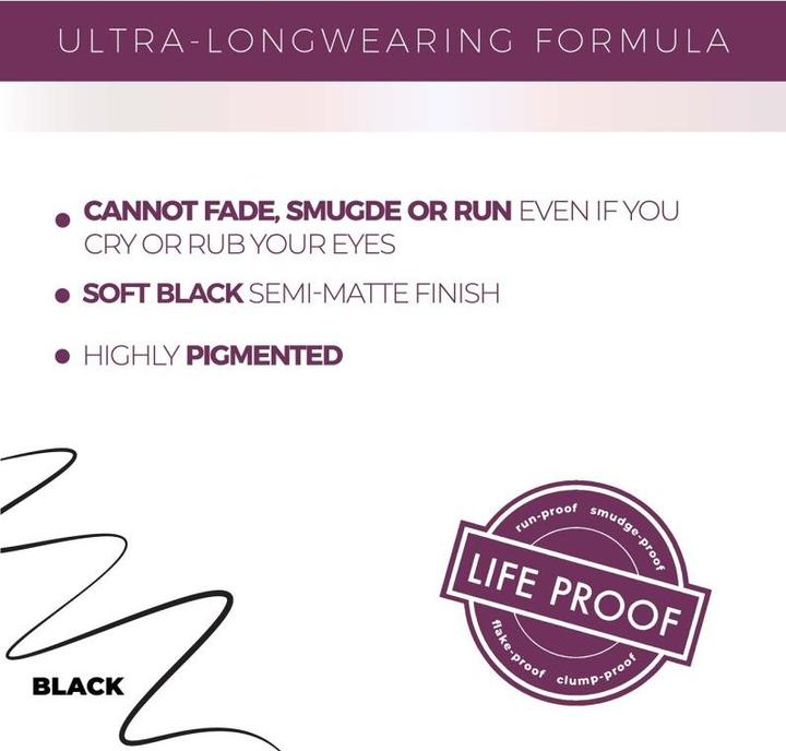 Actual product image Blinc Tubing Liquid Eyeliner Pen Black (0.5ml)