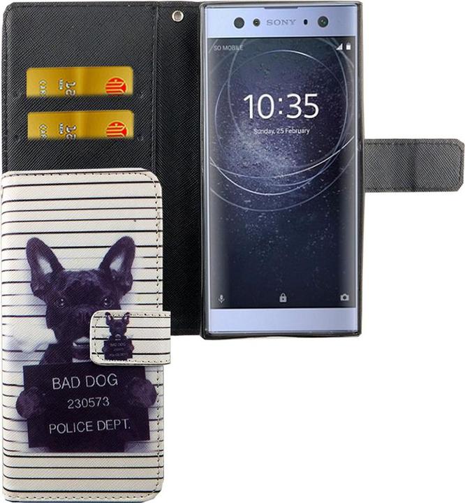 Produktbild König Design Hülle Handy Schutz für Sony Xperia XA2 Case Cover Tasche Wallet Etui Handyhülle (Sony Xperia XA2)
