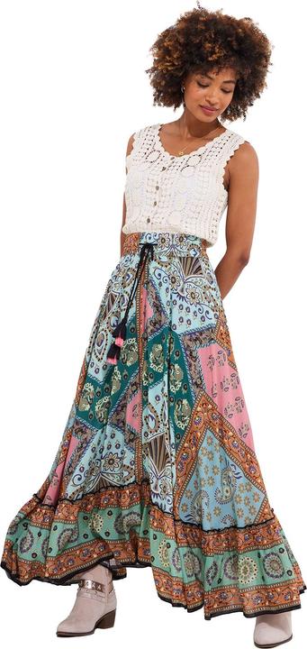 Joe Browns Patchwork Midi Skirt (44)