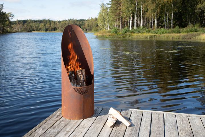 Actual product image Venture Home Bastian garden fireplace