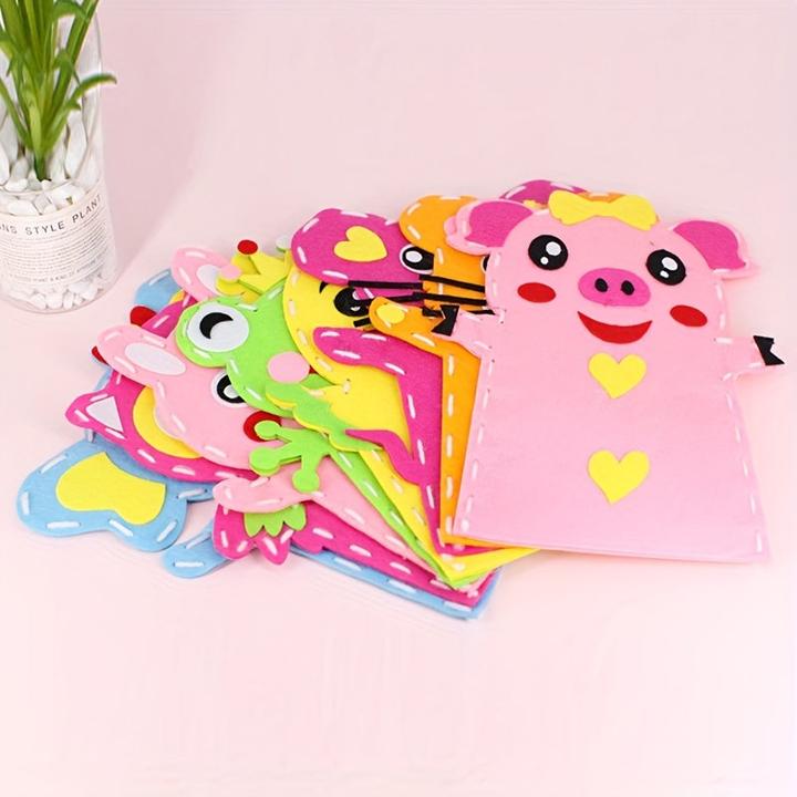 Produktbild Activity Board Kinder DIY Non Woven Handmade Tier, DIY Hand Marionette Tiere, Kunst und Handwerk Hand Spielzeug