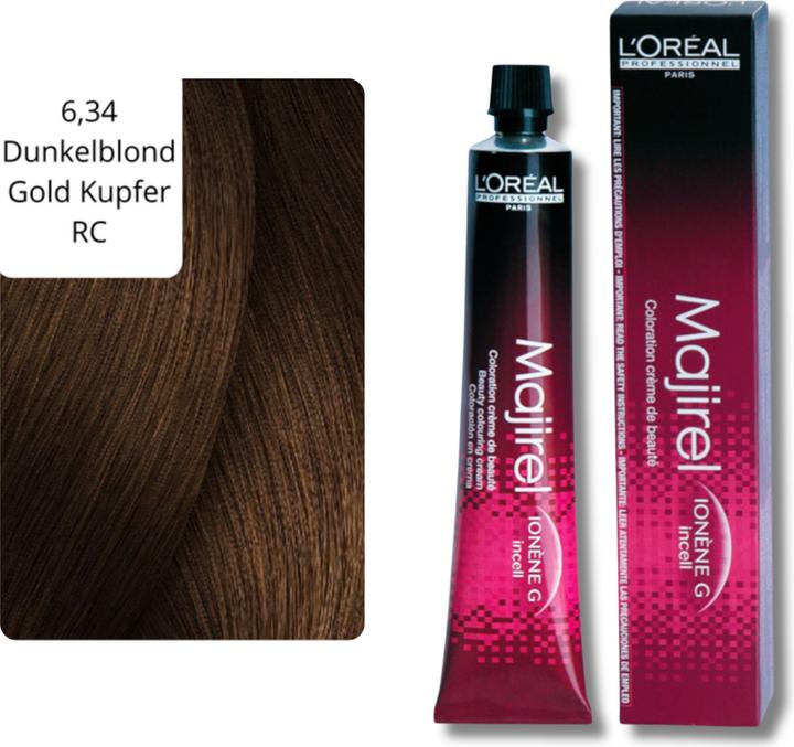 Produktbild L'Oréal Professionnel Majirel (6.34 Dunkelblond Gold Kupfer)