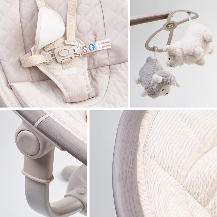 Actual product image BabyGo Homey wood optic