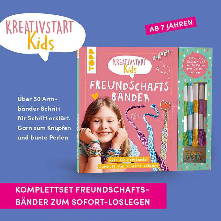 Produktbild Kreativstart Kids Freundschaftsbänder (Deutsch, frechverlag, 2024)