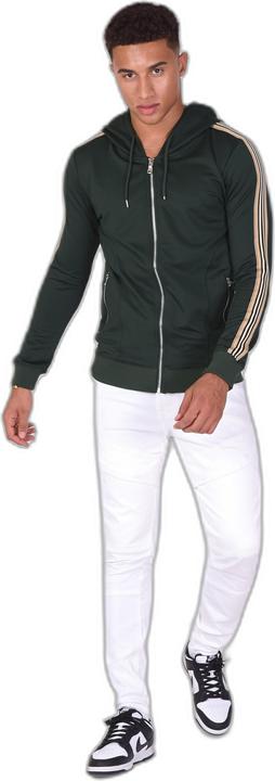 Immagine prodotto Project X Paris felpa con cappuccio con zip e strisce equestri (M)