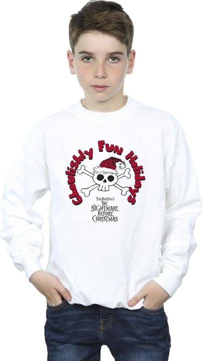 Produktbild Disney The Nightmare Before Christmas Ghouishly Fun Holidays Sweatshirt Jungen (116)