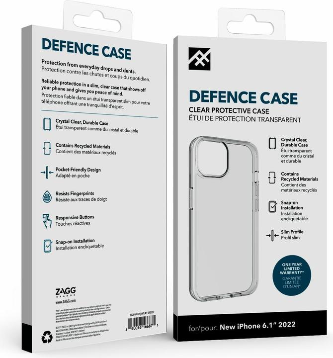 Nährwerte und Zutaten Zagg Ifrogz Cases Defence Ip Picard (Apple iPhone 14)