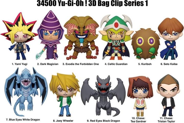 Immagine prodotto Monogram Int. Yu-Gi-Oh 3D Etichette per sacchetti in PVC Serie 1 Display (24)