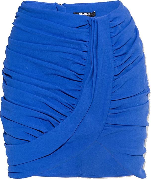 Actual product image Balmain Mini Draped Skirt (40)