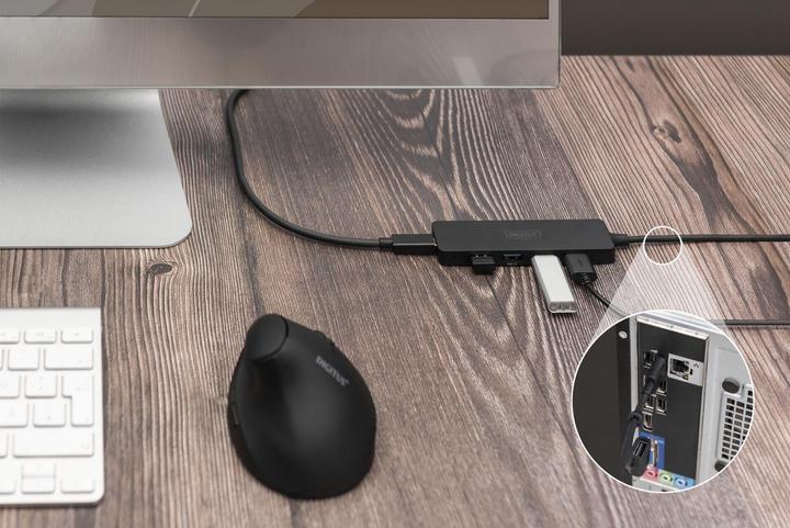 Actual product image Digitus DA-70236 (USB-C, 4 Ports)