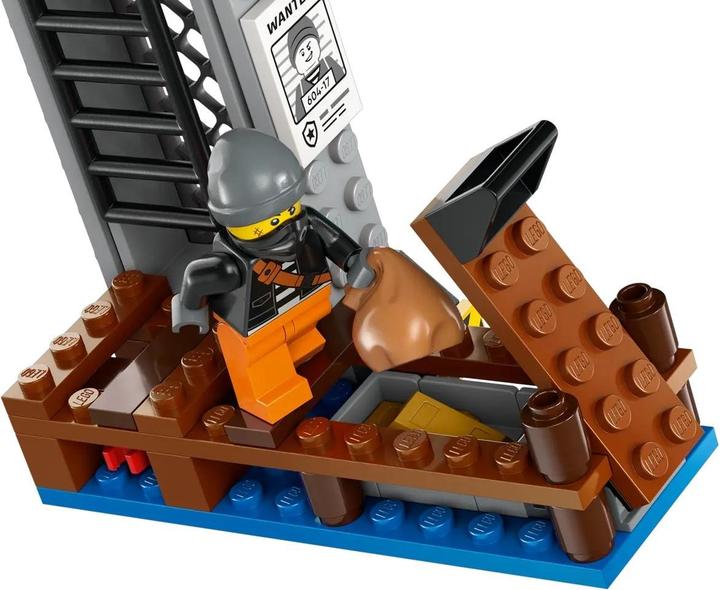 Immagine prodotto LEGO Città - Motoscafo della polizia e nascondiglio dei criminali (60417) (60417, LEGO City)