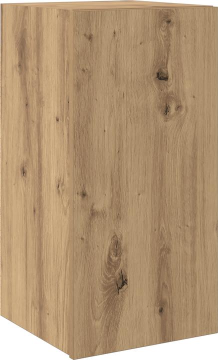 Produktbild VidaXL 4-teiliges TV-Schrank-Set Wandmontiert Artisan Eiche Spanplatte (100 x 40 x 40 cm)